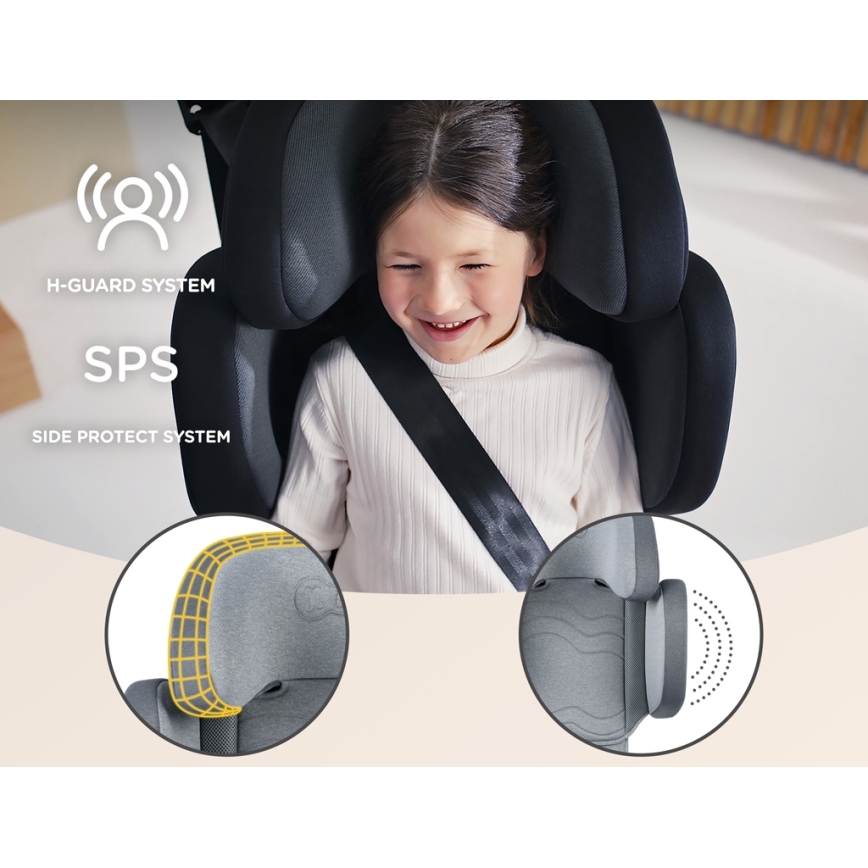 KINDERKRAFT SELECT - Autosedačka XPAND 2 i-Size (100-150 cm) Premium Rocket grey