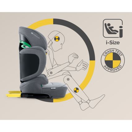 KINDERKRAFT SELECT - Autosedačka XPAND 2 i-Size (100-150 cm) Premium Rocket grey