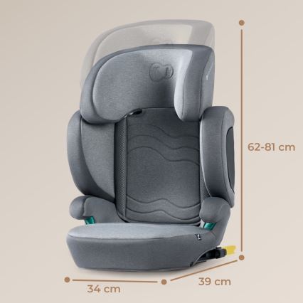 KINDERKRAFT SELECT - Autosedačka XPAND 2 i-Size (100-150 cm) Premium Rocket grey