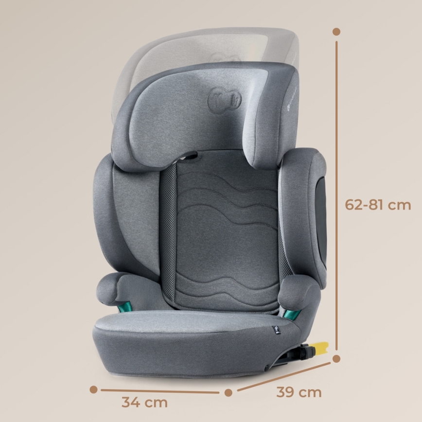 KINDERKRAFT SELECT - Autosedačka XPAND 2 i-Size (100-150 cm) Premium Rocket grey