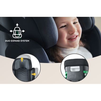 KINDERKRAFT SELECT - Autosedačka XPAND 2 i-Size (100-150cm) Premium Graphite black