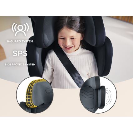 KINDERKRAFT SELECT - Autosedačka XPAND 2 i-Size (100-150cm) Premium Graphite black
