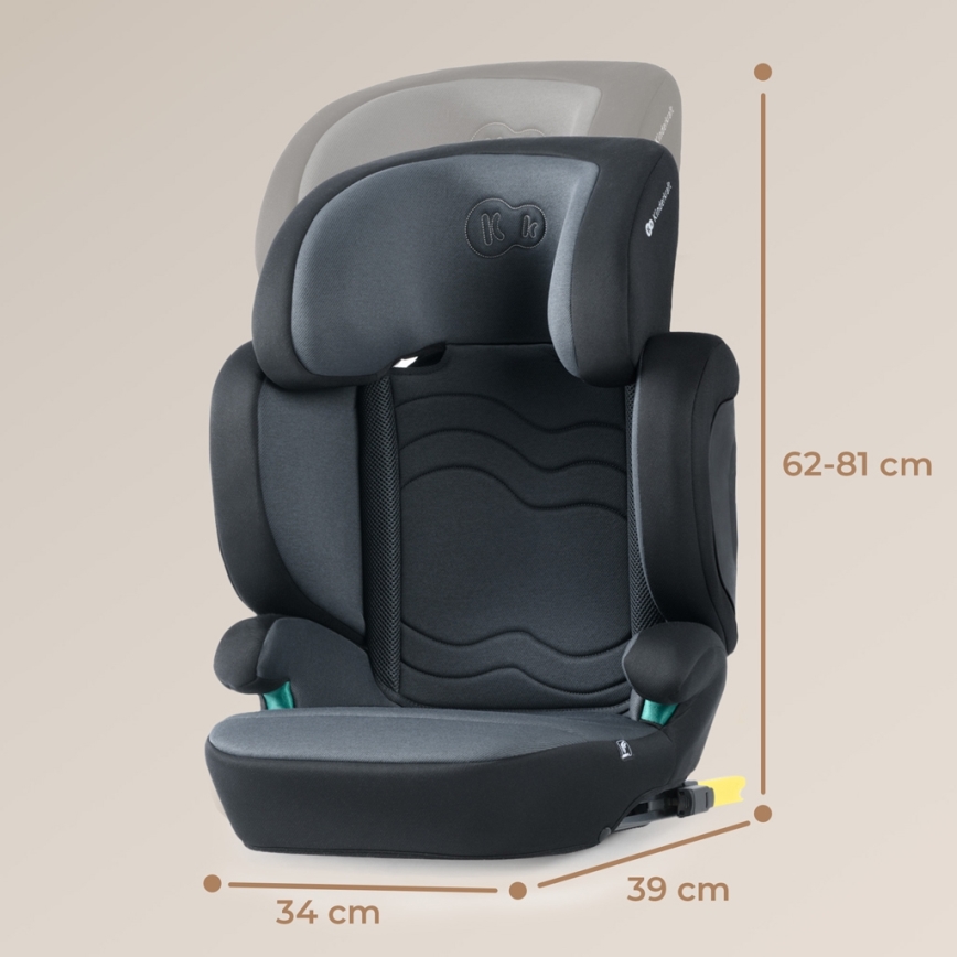KINDERKRAFT SELECT - Autosedačka XPAND 2 i-Size (100-150cm) Premium Graphite black