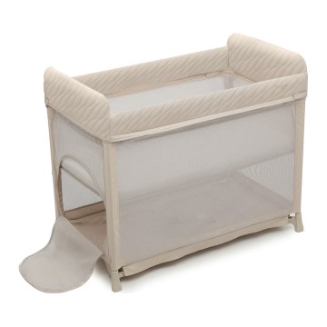 KINDERKRAFT SELECT - Cestovní postýlka MOON DREAM béžová