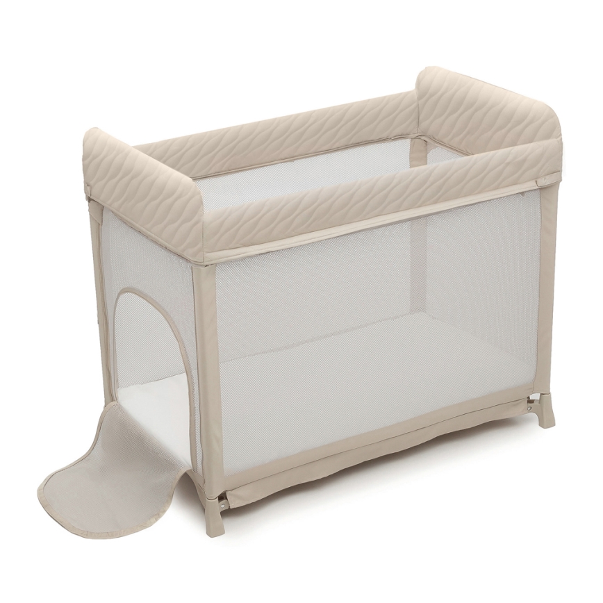 KINDERKRAFT SELECT - Cestovní postýlka MOON DREAM béžová