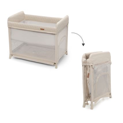 KINDERKRAFT SELECT - Cestovní postýlka MOON DREAM béžová