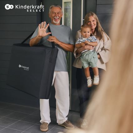 KINDERKRAFT SELECT - Cestovní postýlka MOON DREAM černá