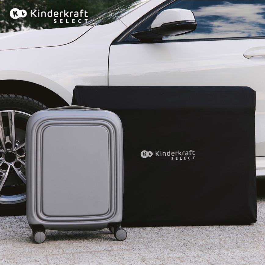 KINDERKRAFT SELECT - Cestovní postýlka MOON DREAM černá