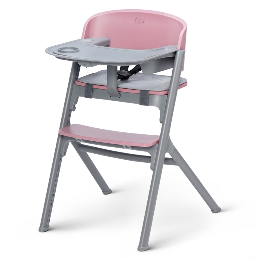 KINDERKRAFT SELECT - Dětská jídelní židle 3v1 LIVY Premium Aster pink