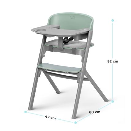KINDERKRAFT SELECT - Dětská jídelní židle 3v1 LIVY Premium Aster pink