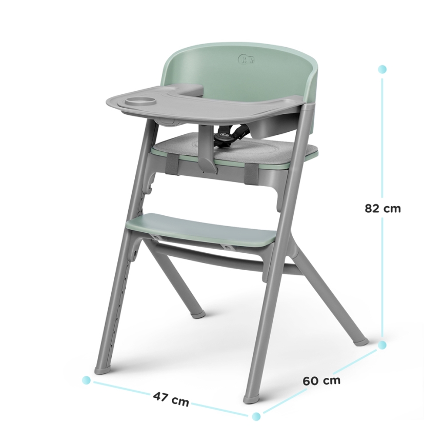 KINDERKRAFT SELECT - Dětská jídelní židle 3v1 LIVY Premium Aster pink