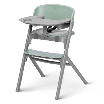 KINDERKRAFT SELECT - Dětská jídelní židle 3v1 LIVY Premium Olive green