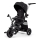 KINDERKRAFT SELECT - Dětská tříkolka 5v1 EASYTWIST Premium černá