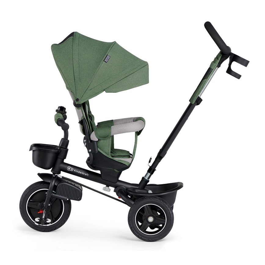 KINDERKRAFT SELECT - Dětská tříkolka SPINSTEP Premium zelená
