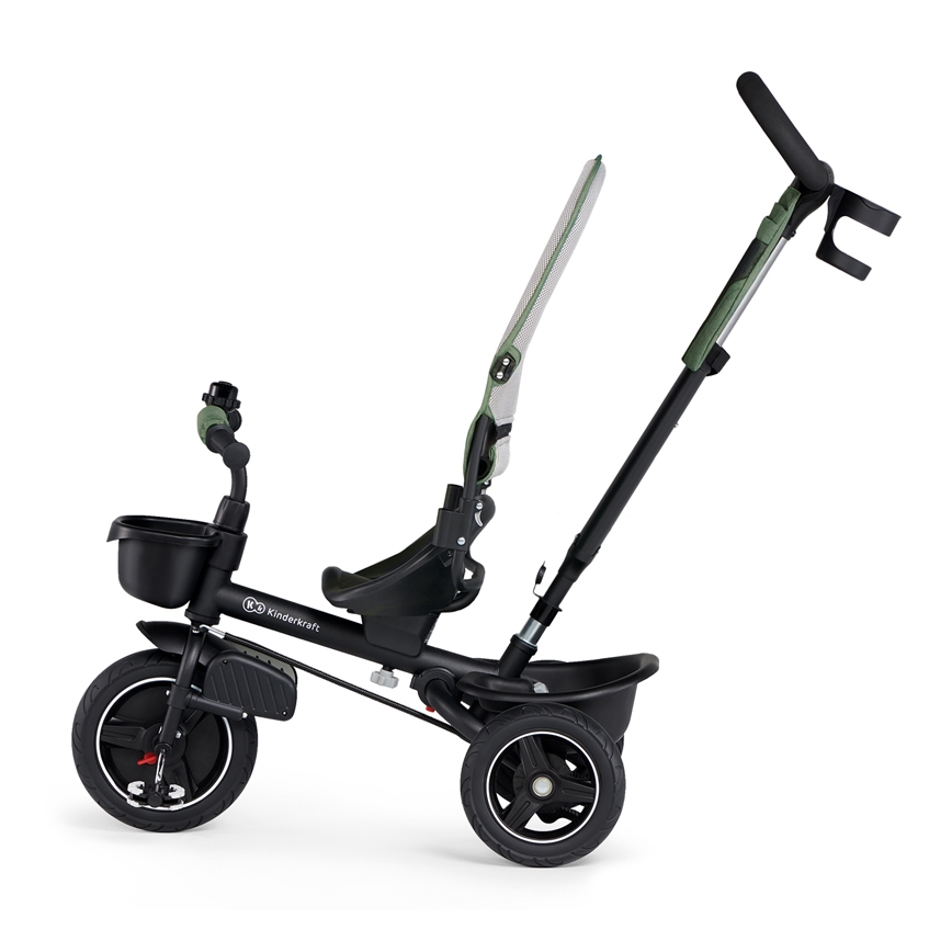 KINDERKRAFT SELECT - Dětská tříkolka SPINSTEP Premium zelená