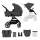 KINDERKRAFT SELECT - Kombinovaný kočárek 2v1 YOXI Moonlight grey