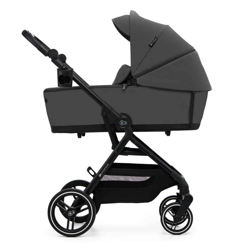 KINDERKRAFT SELECT - Kombinovaný kočárek 2v1 YOXI Moonlight grey