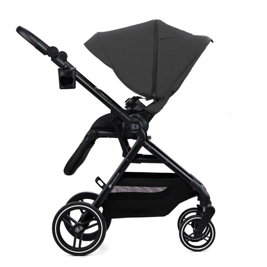 KINDERKRAFT SELECT - Kombinovaný kočárek 2v1 YOXI Moonlight grey
