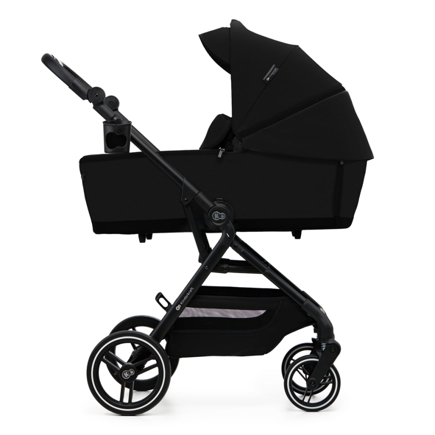KINDERKRAFT SELECT - Kombinovaný kočárek 2v1 YOXI Pure black