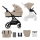 KINDERKRAFT SELECT - Kombinovaný kočárek 2v1 YOXI Sand beige