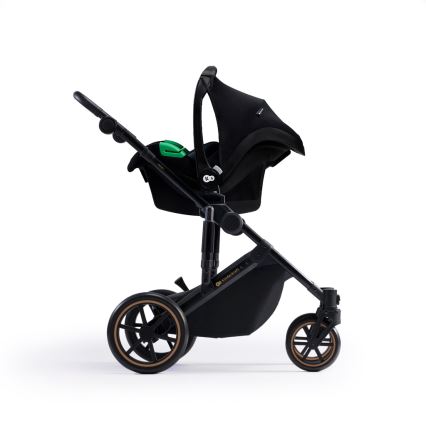 KINDERKRAFT SELECT - Kombinovaný kočárek 3v1 PRIME 2 Premium Venezian black + autosedačka