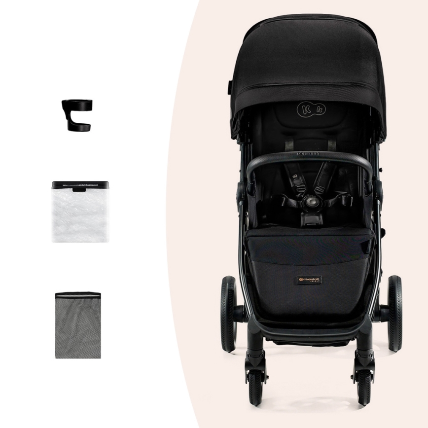 KINDERKRAFT SELECT - Sportovní kočárek MITZY Ink black