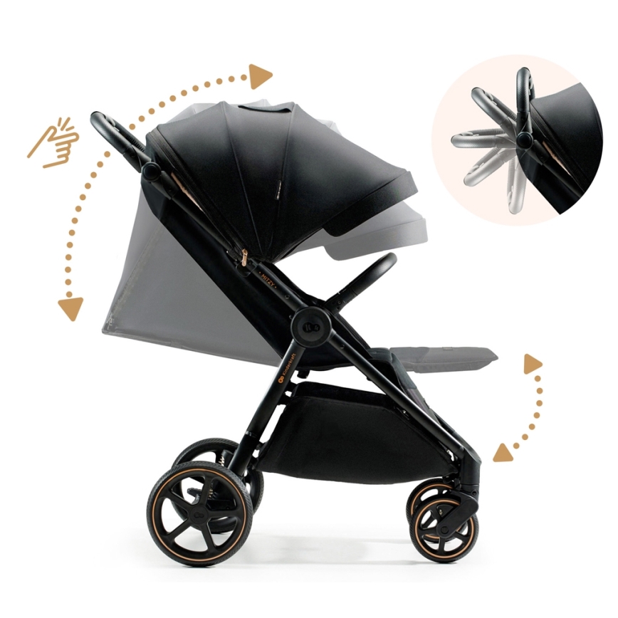 KINDERKRAFT SELECT - Sportovní kočárek MITZY Ink black