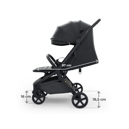 KINDERKRAFT SELECT - Sportovní kočárek NUBI 3 Midnight Black