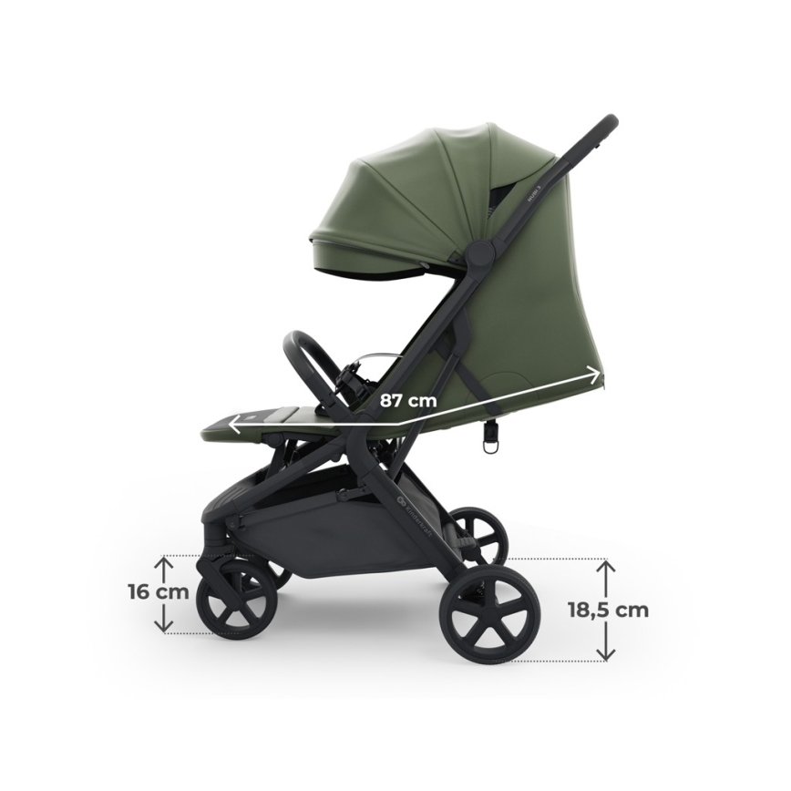 KINDERKRAFT SELECT - Sportovní kočárek NUBI 3 Mystic Green