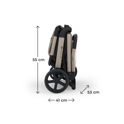 KINDERKRAFT SELECT - Sportovní kočárek NUBI 3 Sand Beige