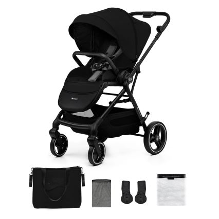 KINDERKRAFT SELECT - Sportovní kočárek YOXI Pure black