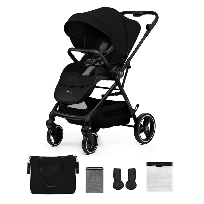 KINDERKRAFT SELECT - Sportovní kočárek YOXI Pure black