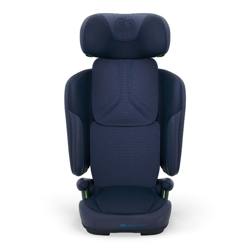 KINDERKRAFT - Skládací autosedačka UNITY 2 i-Size 100-150 cm tmavě modrá