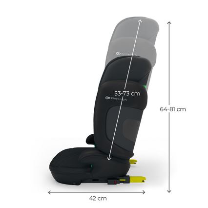 KINDERKRAFT - Skládací autosedačka XPAND 2 PRO 100-150 cm béžová