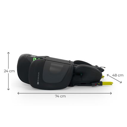 KINDERKRAFT - Skládací autosedačka XPAND 2 PRO 100-150 cm černá