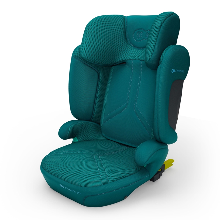 KINDERKRAFT - Skládací autosedačka XPAND 2 PRO 100-150 cm tyrkysová