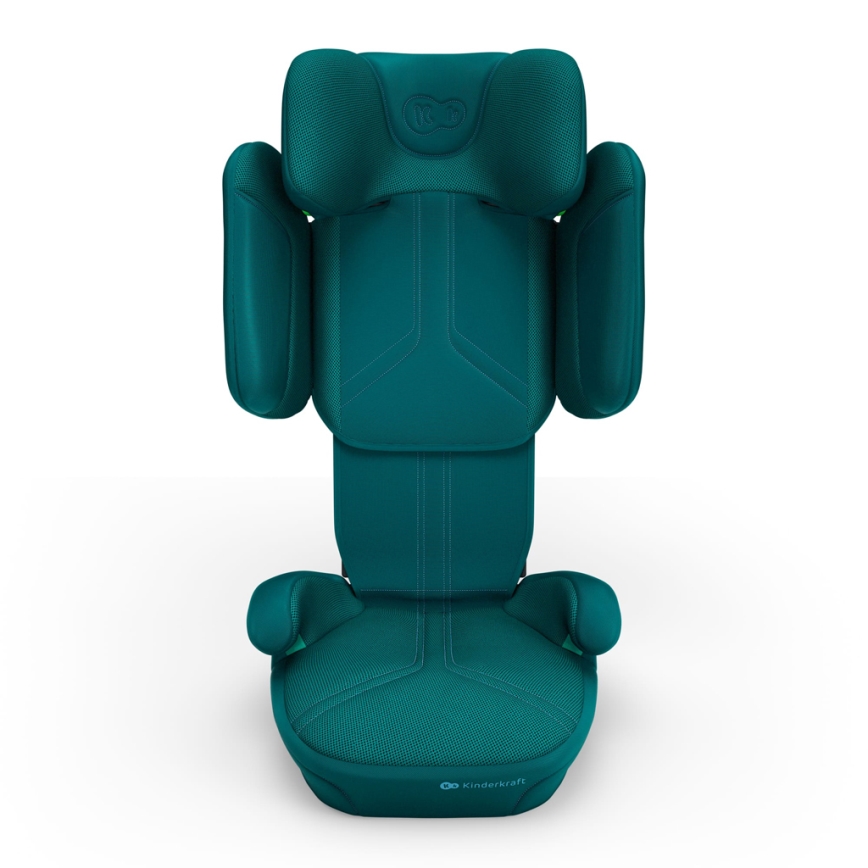 KINDERKRAFT - Skládací autosedačka XPAND 2 PRO 100-150 cm tyrkysová