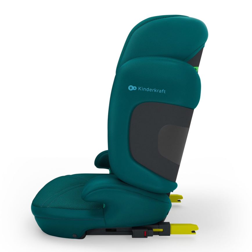 KINDERKRAFT - Skládací autosedačka XPAND 2 PRO 100-150 cm tyrkysová