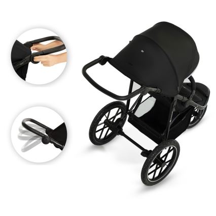 KINDERKRAFT - Sportovní kočárek HELSI2 černá