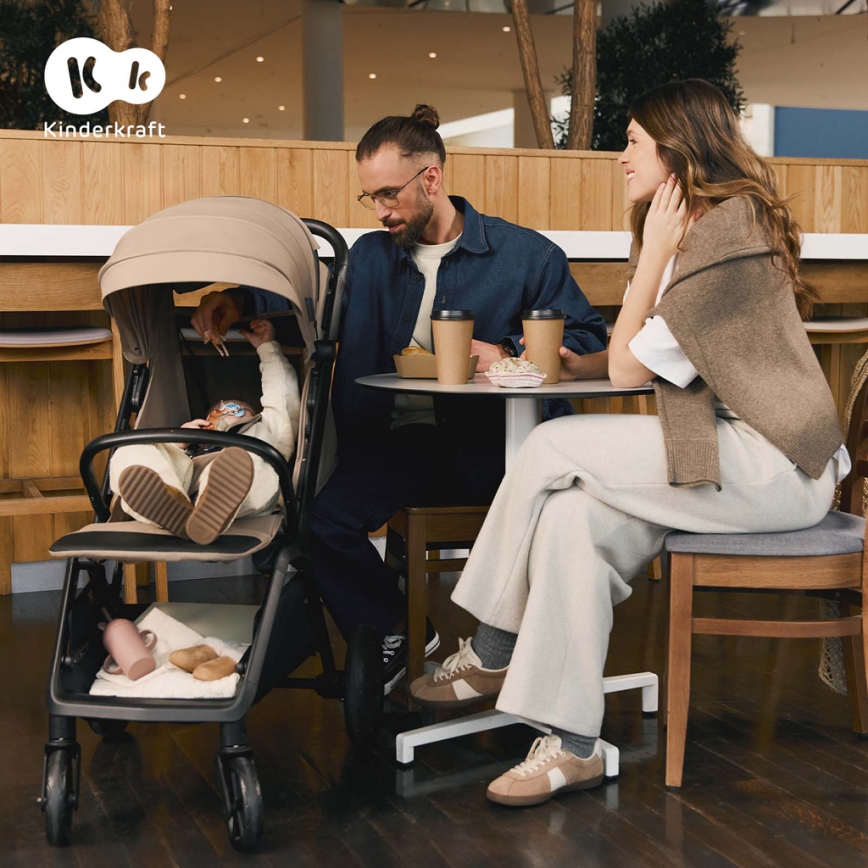 KINDERKRAFT - Sportovní kočárek LOOM béžová