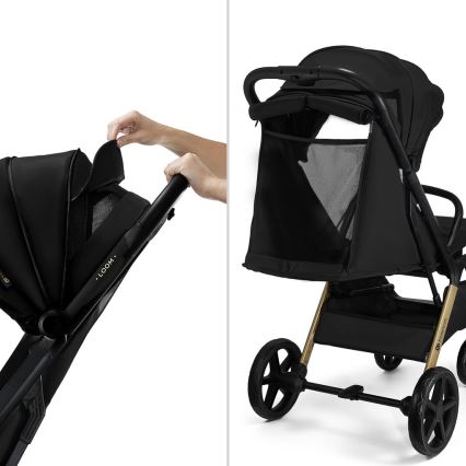 KINDERKRAFT - Sportovní kočárek LOOM černá