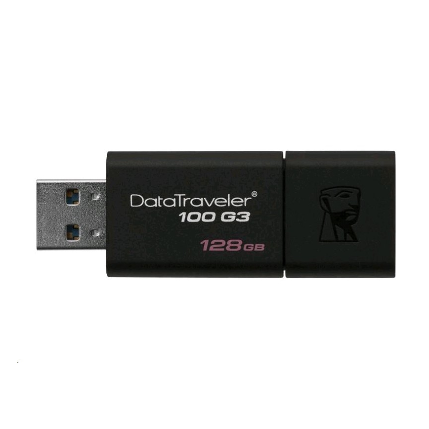 Kingston - Flash Disk DATATRAVELER 100 G3 USB 3.0 128GB černá