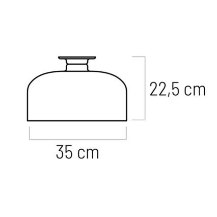 Přisazený lustr ABEL 1xE27/11W/230V černá
