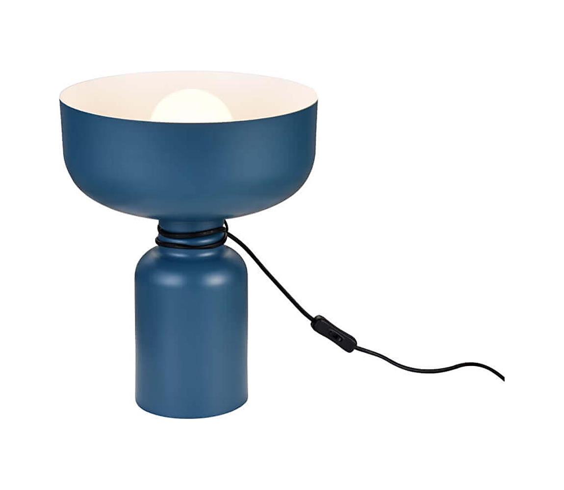    108034 - Stolní lampa ABEL 1xE27/11W/230V modrá 