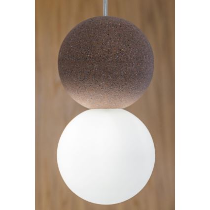 Lustr na lanku STRING 1xG9/4W/230V růžová