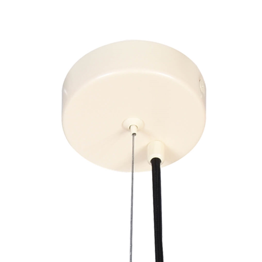 Lustr na lanku ABEL 2xE27/11W/230V pr. 28 cm krémová