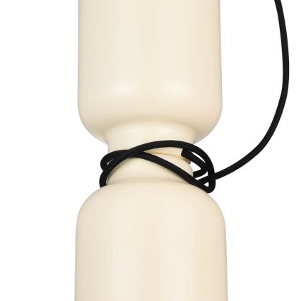 Lustr na lanku ABEL 2xE27/11W/230V pr. 13 cm krémová