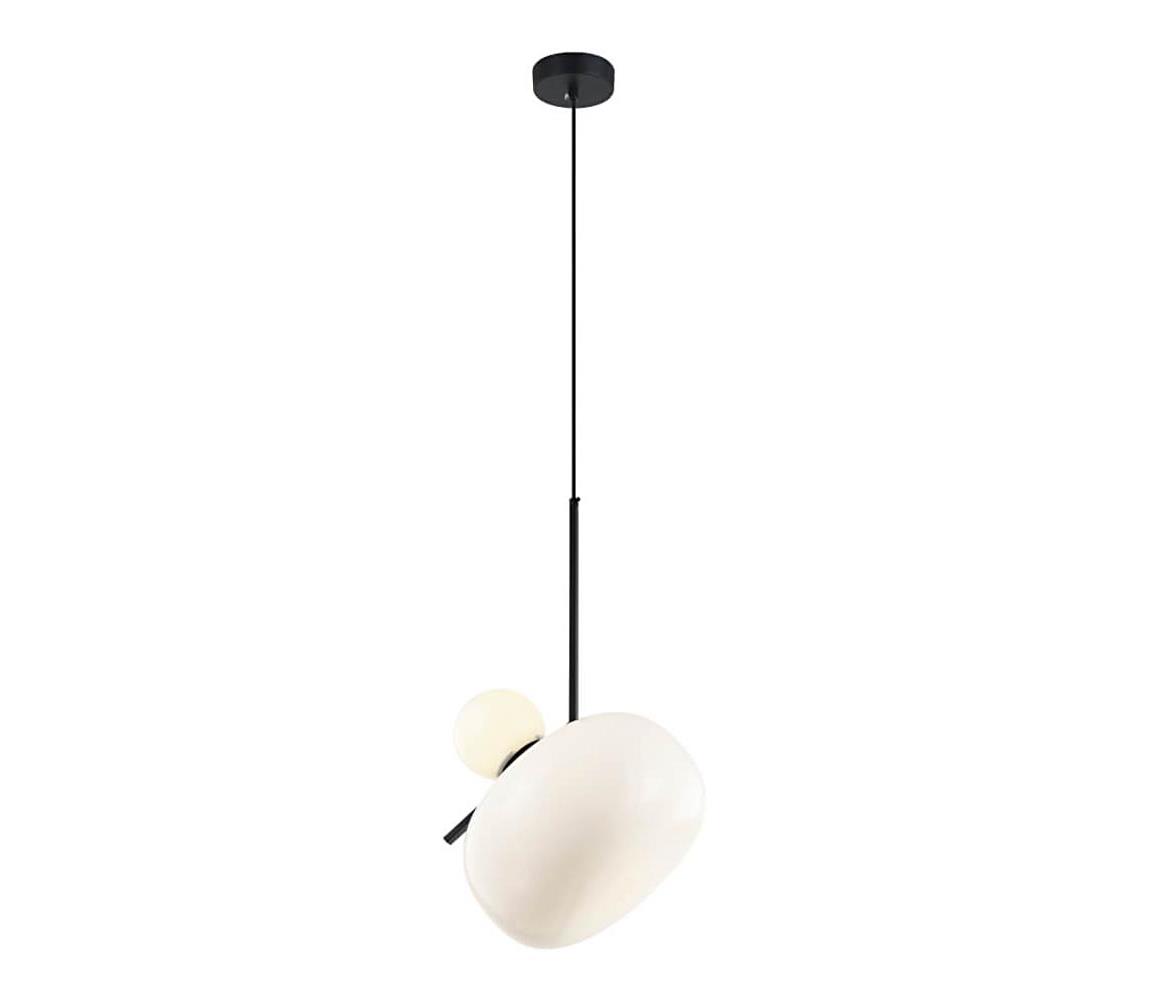 Klausen Klausen 112000 - Lustr na lanku VESTA 1xE27/7W/230V + 1xG9/3W/230V bílá KS0257