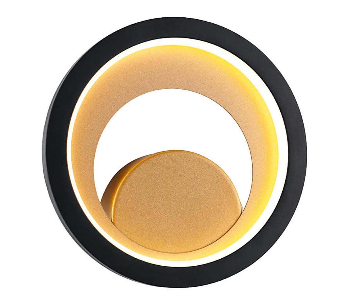 Klausen Klausen 141007 - LED Nástěnné svítidlo CRYPTIC LED/8,5W/230V černá/zlatá KS0195