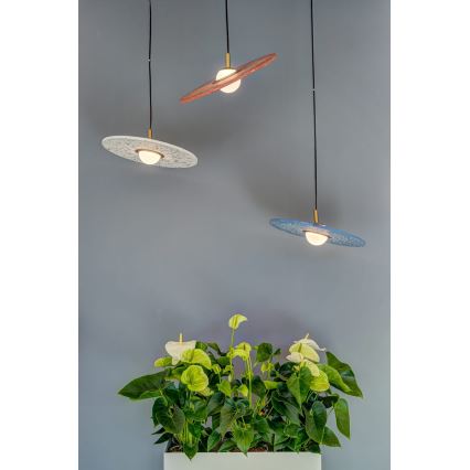 LED Lustr na lanku SURROUND LED/6W/230V modrá